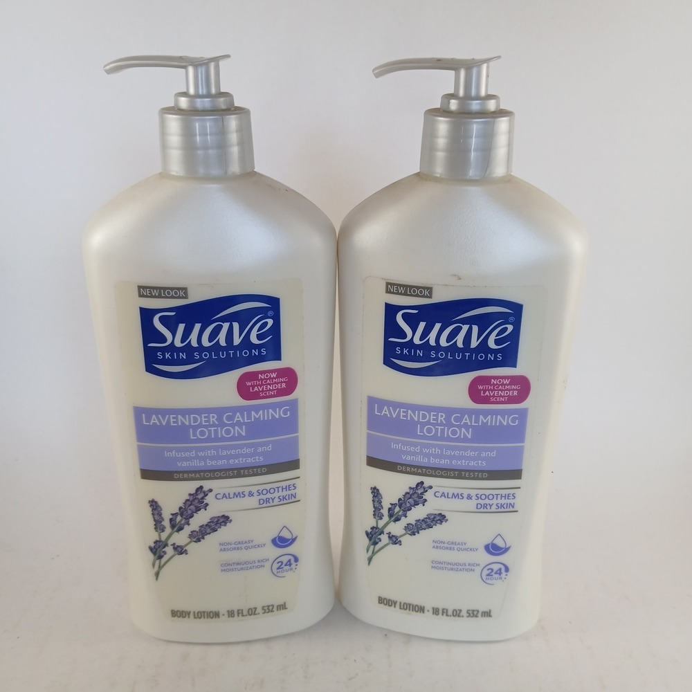 Suave Skin Solutions Calming Lotion Lavender 18 fl. oz each (2-PACK)